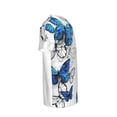 thumbnail image 6 of Honeii Blue Flying Butterflies Print Kids Boy T-Shirt,Breathable Round Neck Tee,Stylish Summer Tee for Boys, for Outdoor Activities and Casual Wear, 6 of 7