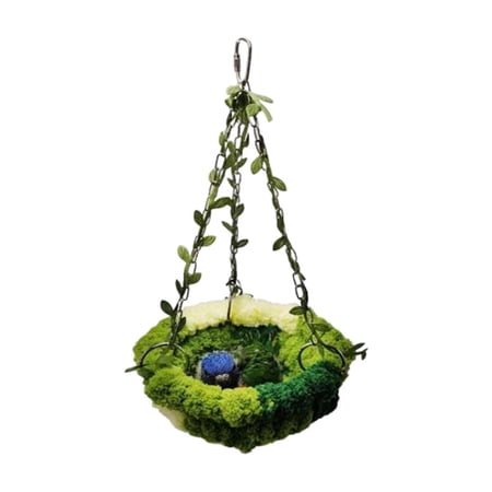 Forest Breeze Bird Cage Hanging for Small Birds - Warm Soft Material, Versatile Design, Easy Installation, Safe and Stylish Habitat Accessory,Multicolor A