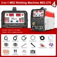 thumbnail image 1 of Portable Intelligent MIG Welder,MIG Welding Machine MIG/TIG/MMA 3 IN 1,Multifunction Inverter , Mild Steel, 1 of 6