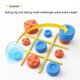 thumbnail image 3 of Juego Mesa Clásico Kuymtek Fidget Toys Juegos Familiar Tic Tac Toe Compacto Portátil, 3 of 9