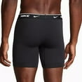 thumbnail image 3 of Men's Nike KE1167 Essential Cotton Stretch Boxer Brief - 3 Pack (Checkers/Red/Black XL), 3 of 3