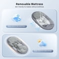 thumbnail image 6 of Doulami Electric Baby Swing for Newborn to Toddler Portable Infant Swing Rocker with Remote & APP Control & IMD Touch Panel, 5 Sway Speeds, 10 Lullabies, Gray, 6 of 8