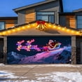 thumbnail image 4 of Huanglei Glow In The Dark Garage Banner Light Up Holiday For Indoor Outdoor Festive Party Sign With LED String Lights, 4 of 6