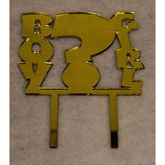 Baby Shower Question Mark Cake Topper