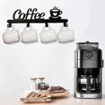 thumbnail image 5 of Coffee Cup Holder Wall Mounted (4 Hooks), Kitchen or Coffee Bar Decoration Sign, for Coffee Cup Hanger Dis, 5 of 5