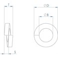 thumbnail image 2 of Arandela de seguridad KAIYANG M3 Acero inoxidable grado A2 paquete de 100, 2 of 2