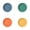 Multicolour, variant on 5.7 Inch Reusable Deep Dessert Plates, ECO FRIENDLY Dinnerware Set for Kitchen, Microwave Dishwasher Safe, Lightweight Round Plates for Dog Cat Pet Bowls 4PCS