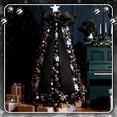 thumbnail image 3 of Guvpev 5FT Large Satin Christmas Bows - Giant Black Xmas Bows for Christmas Tree Topper, Wreaths, Wal, Mantel, Front Door, Porch & Wedding Decorations, Indoor & Outdoor Holiday Christmas Decorations, 3 of 12