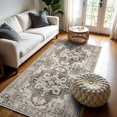thumbnail image 2 of Alfombra YOUFORTONG corredor beige antideslizante lavable 122x305 cm, 2 of 7