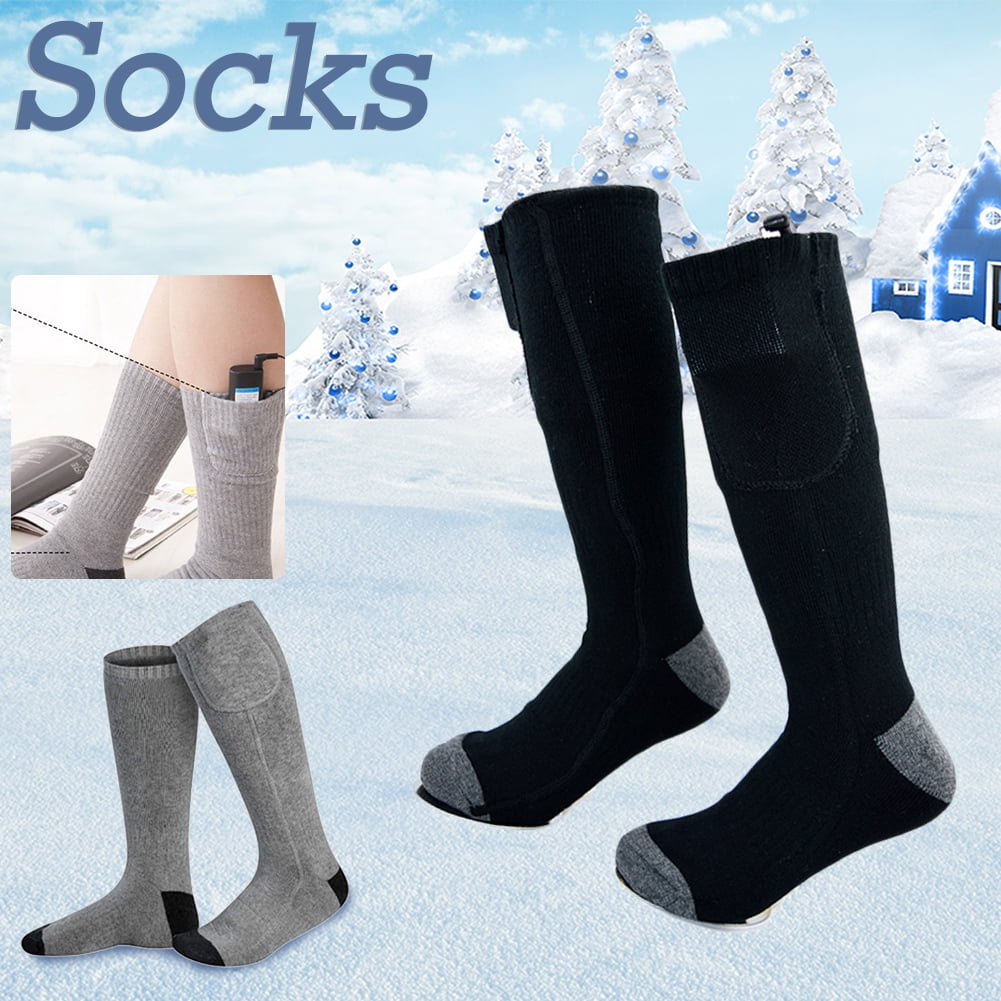 Details about   Electric Heated Socks Battery Powered 4.5V Foot Winter Warm Skiing Hunting New 
