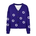 thumbnail image 4 of Puntoco Chaqueta Informal Con Botones Y Estampado De Moda Para Mujer, 4 of 5