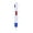Blue, variant on Aonity Carabiner Four-Color Plastic Pen Red， Pack of 1Pc Mini 4 in 1 Multi Colored Ink Ballpoint Pens with Keychain for Adults Kids School Stocking Stuffers and Gifts and Party 10Ml