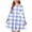 Blue, variant on Odeerbi 4-14 Years Toddler Girls Christmas Plaid A-Line Dress Spring Fall Long Sleeve Ballet Skater Dress Stretchy Twirly Skater School Recital Round Neck Dress Toddler Girls Clothes