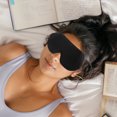 thumbnail image 4 of KAKOWELY Memory Cotton Sleep Eye Mask Comfortable Blindfold Shading Sleeping Eye Patch,9.65"X4.13"X0.79", 4 of 5