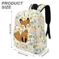 thumbnail image 3 of Fox Backpack 17 Inch Fox Schoolbag Travel Cartoon Backpacks, 3 of 8