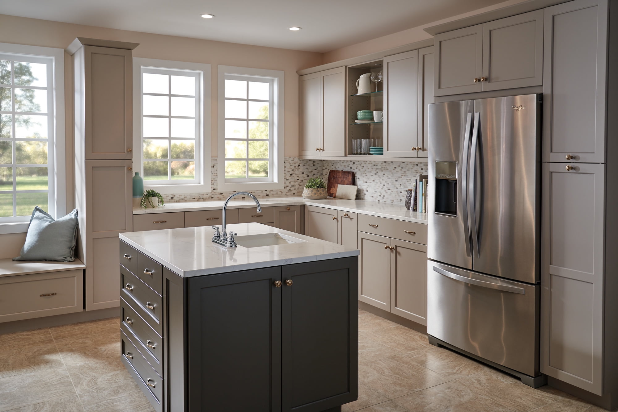 Claymore Two Handle Kitchen Faucet in Chrome P299575LF