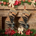 thumbnail image 6 of Lsque 18 Inches Playful Otter Tropical Beach Pattern Christmas Stockings Hanging Ornaments,Knitted Xmas Fireplace Hanging Stocking,Holiday Decoration, 6 of 7