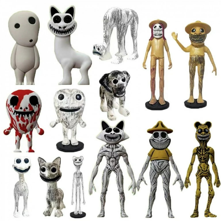 6/8pcs Zoonomally Action Figure Horror Game Figure Models