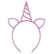 thumbnail image 5 of EeaseMX 6 diademas de plástico con forma de unicornio para la cabeza, divertidas y creativas, para niños y bebés (colores variados), 5 of 8