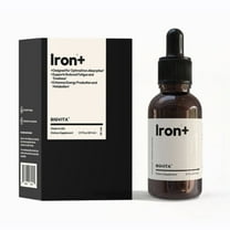 BIGVITA Iron  | High Absorption Supplement with Microencapsulated Iron Drops   Folate, B6 & Cranberry Extract | No Metallic Taste, Mixed Berry Flavor, Gentle on Stomach | Energy & Hormonal Support