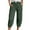 Dark Green394, variant on Hifoo Women Fashion Straight Leg Casual Pants High Waist Sports Loose Pants Work Business Trousers Solid Color Joggers Daily Slacks Birthday