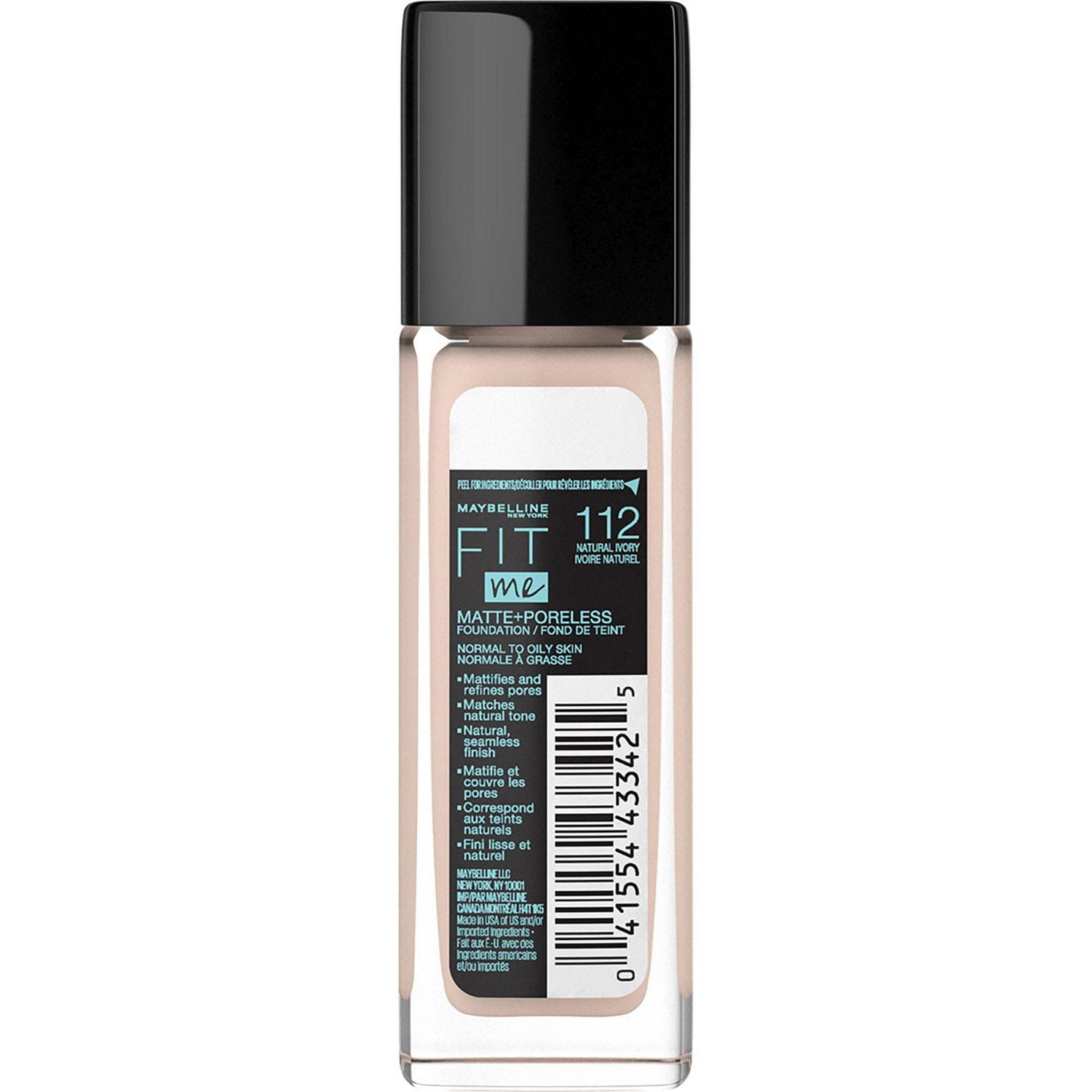 Maybelline New York Fit Me®, Matte + Poreless Liquid Foundation, Fit Me Matte + Poreless Foundation