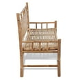thumbnail image 3 of vidaXL Garden Bench 120 cm Bamboo, 3 of 4