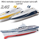 thumbnail image 1 of Mini crucero portaaviones con control remoto, barco eléctrico inalámbrico con control remoto, juguete de juego acuático para niños, 1 of 1