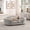 Beige#1, variant on Orthopedic Dog Bed, OVERSIZED Size Oval Semi-Enclosed Dog Sofa - Durable Linen Material, Button-Tufted Backrest, High-Center Low-Sides Support & Plush Comfort-Dark Gray, Dark Gray Dog Bed,Cat Bed