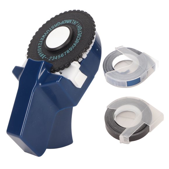 Embossing Label Maker,Embossing Label Maker Inkless Manual Embossing Label Writer Label Making Embosser Striking Appearance