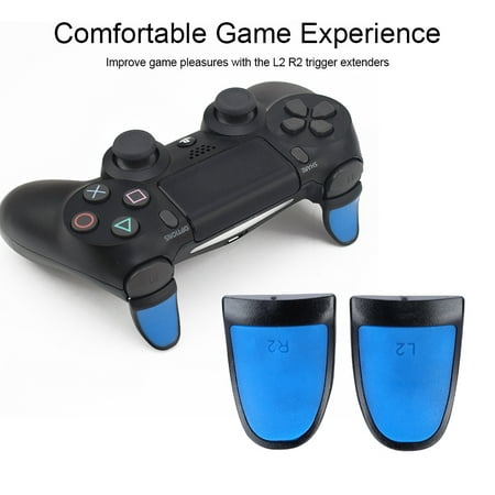 L2 R2 Controller Extenders Buttons Buttons Extension Buttons Trigger Soft Touch Extended Grips for PS4 (Blue) | Walmart Canada
