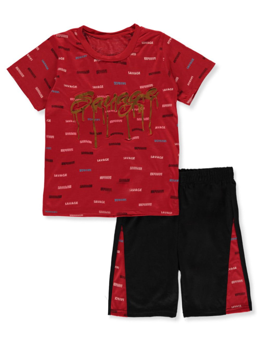 Under Armour 2T 3T 4T Red Black Athletic Outfit Set NEW 
