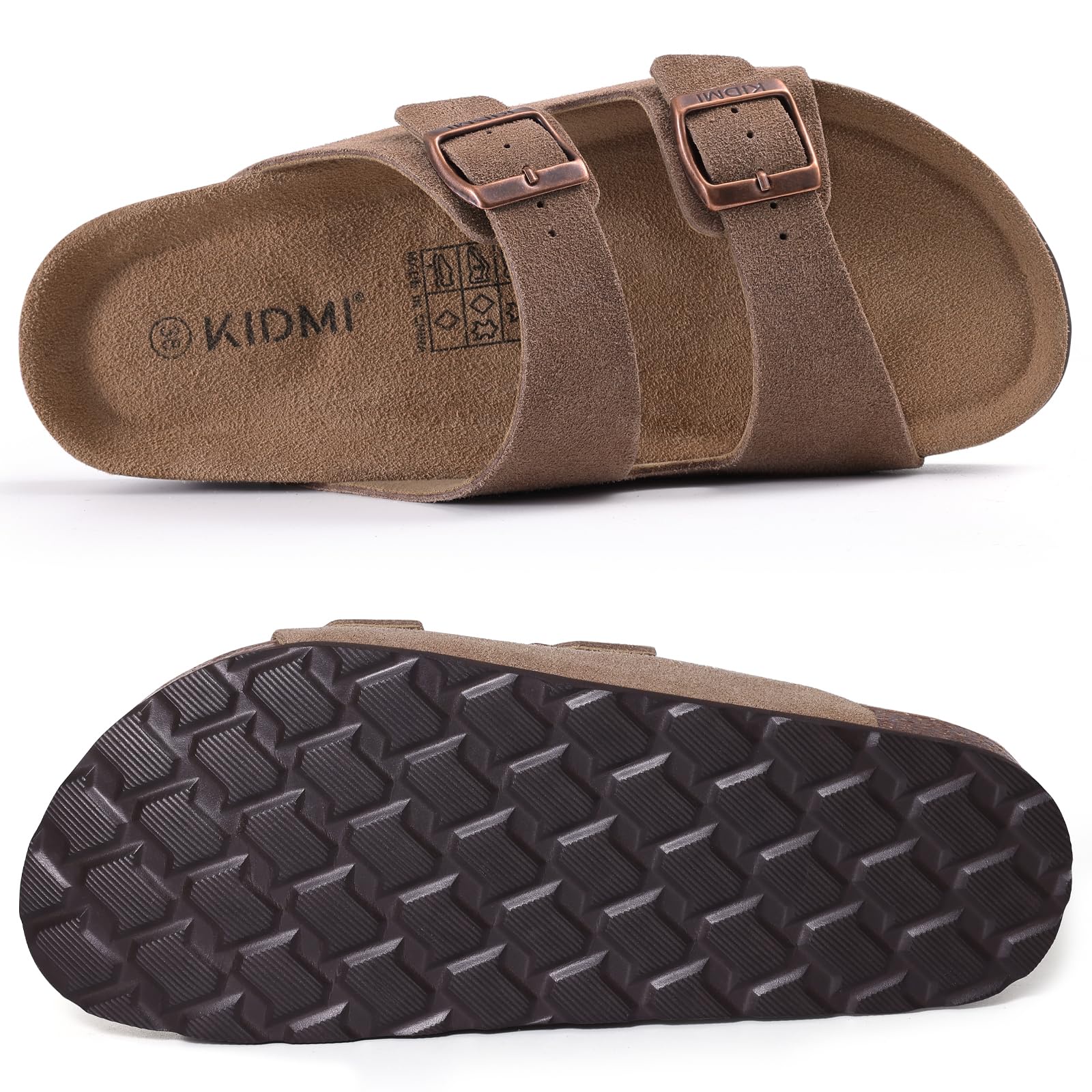 Crestar Women's Cork Footbed Clog Slide Sandals Mocha photo 5
