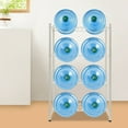 thumbnail image 2 of 8 Bottles 4-Tier Water Bottle Storage Rack 5 Gallon Water Cooler Jug Rack 100kg/220.46lbs Load for Kitchens, Homes, Offices, Break Rooms, 2 of 32