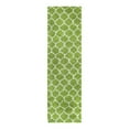 thumbnail image 3 of Unique Loom Trellis Shag Collection Area Rug - Ruby (2' 7" x 10' Runner Green/Ivory), 3 of 12