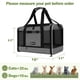 thumbnail image 2 of Transportadora para mascotas GAPZER 46 x 28 x 28 cm, blanda, plegable, gris, 2 of 9
