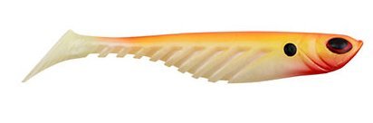 Berkley PowerBait Ripple Shad Fishing Bait, Orange Pearl, 2in | 5cm