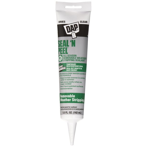 DAP Seal 'n Peel Removable Sealant, 5.5 Oz.