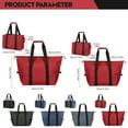 thumbnail image 3 of Clearance! Student Lunch Box Bag Handheld Thickened Aluminum Foil Picnic Bag for Workers To Keep Food Warm and Carry Lunches 1 Cooler Bag, 3 of 9