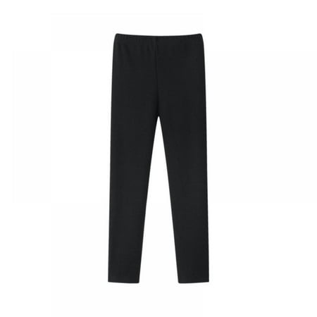 

GYRATEDREAM Kids Girls Leggings Footless Solid Skinny Pants Child Stretch Basic Casual Sport Running Yoga Trousers 3-11Y