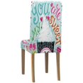 thumbnail image 4 of ABPHQTO You are My Sweet Cupcake - Funda protectora para silla elástica para comedor, hotel, boda, fiesta, juego de 6, 4 of 4