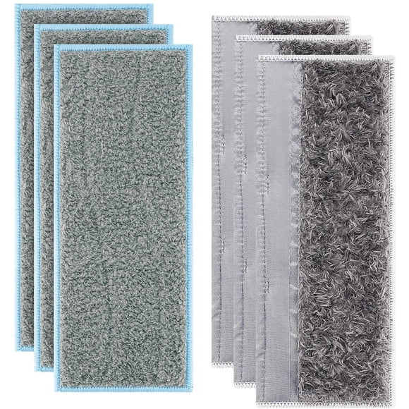 Replacement Parts for Braava Jet m6 Washable Pads Multi-Pack (3 Wet & 3 Dry Pads)