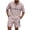 a-Khaki, variant on Men Solid Waffle Knit 2 Piece Set,Zip Neck Polo With California Letter Print & Drawstring Shorts Summer Casual Outfit Khaki L