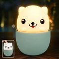 thumbnail image 1 of Luz de noche LED para niños, luz de noche para bebés, lámpara de noche LED recargable por USB con control táctil, lámpara de silicona, regalo para bebé, regalo de cumpleaños, regalo de Navidad, regalo, 1 of 5
