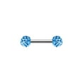 thumbnail image 4 of Paire de Bagues de Tétine Bijoux pour le Corps Barres Rondes Ferido 16G Barrebell, 4 of 4