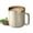 Beige, variant on Fmxomd 13.5oz Stainless Steel Coffee Mug with Handle Double Wall Vacuum Travel Mug Thermal Cup with Lid - 400ml Insulated Mug for Hot Beverages - Beige