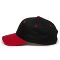 thumbnail image 5 of Outdoor Cap GL-271 Mid to Low Profile Basic Cotton Twill-black/red-Youth, 5 of 8