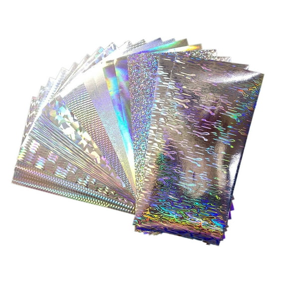 18Pcs Holographics Adhesive Film Hard Baits Lure Stickers Fishes Scale Lure Tape Artificial Fishes Skin Jig Stickers