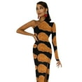 thumbnail image 6 of Fried Chicken meme Half Dleeve Split Dress prom dresses Dress women, 6 of 7