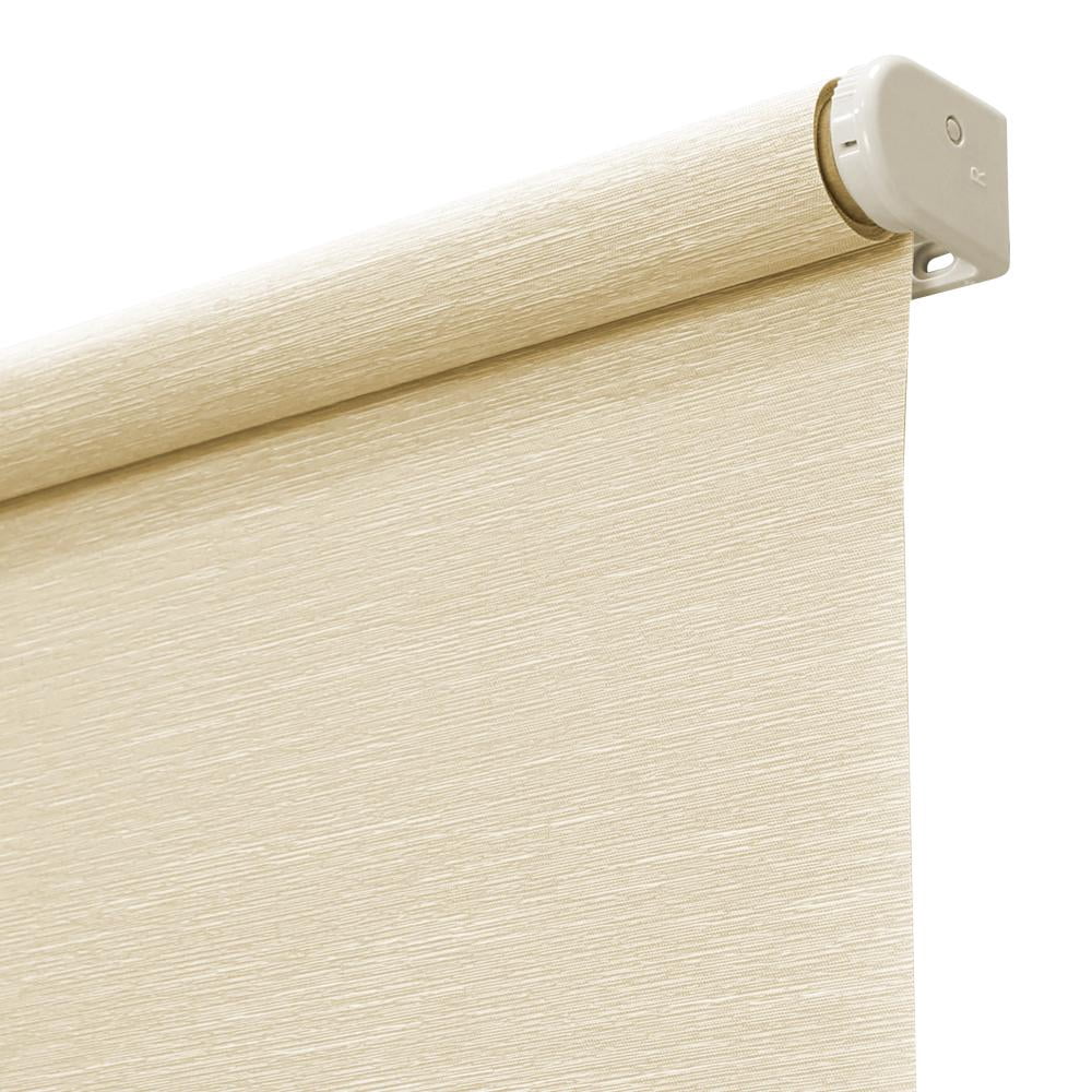 Lumi Light Filtering Cordless Slow Release Fabric Roller Shade 60" x72", Linen